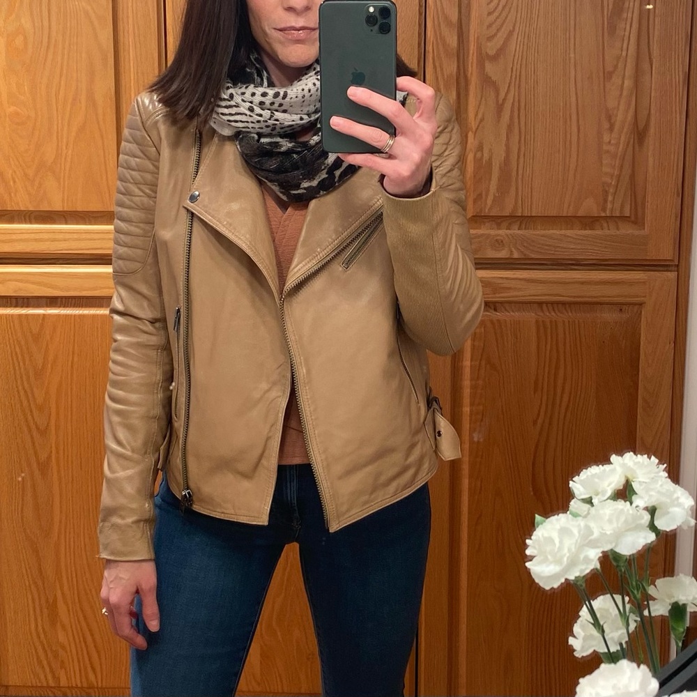 TREASURE & BOND | small leather jacket